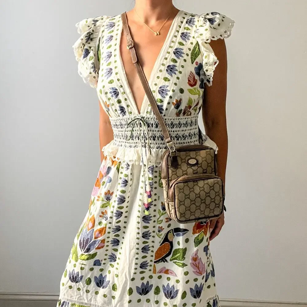 Gucci Brown and Tan Crossbody Bag - Picture 2 of 13